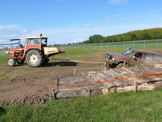 Le tracteur pour le sortir