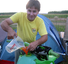 Pierre le plus sérieux de la Drink team