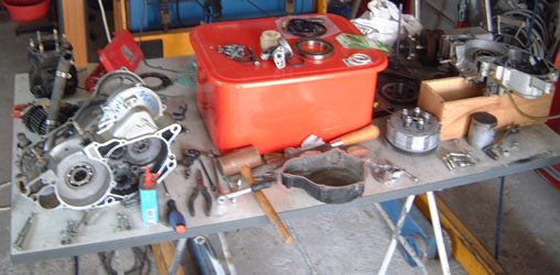 moteur en pi�ce