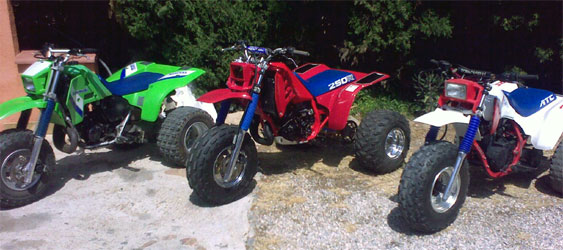 KXT250 - Honda 250R de 1985 - HONDA 200X 1986